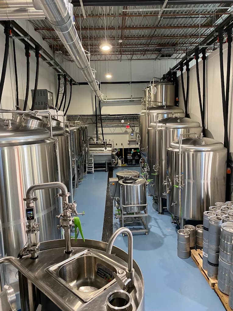 Brewing equipment at The Cove Brewery.